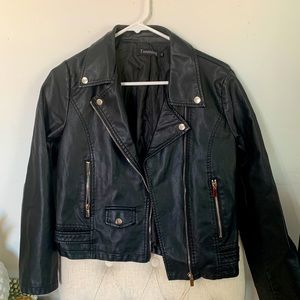 Faux leather jacket. Size M